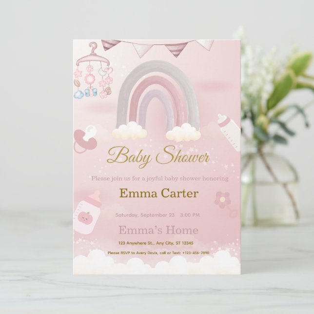 Baby Shower Invitation (Standing Front)