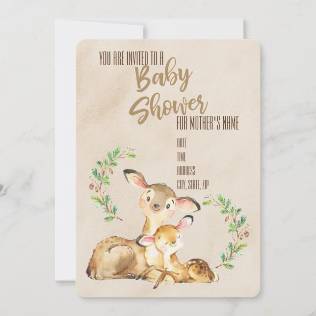 Baby Shower Invitation (Front)