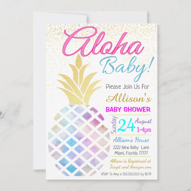 Baby Shower Invitation (Front)