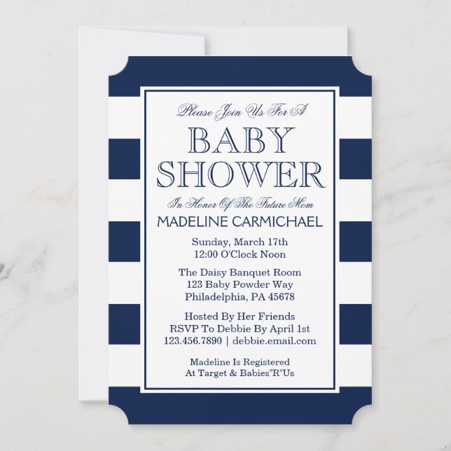 Baby Shower Invitation (Front)