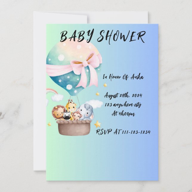 BABY SHOWER INVITATION (Front)