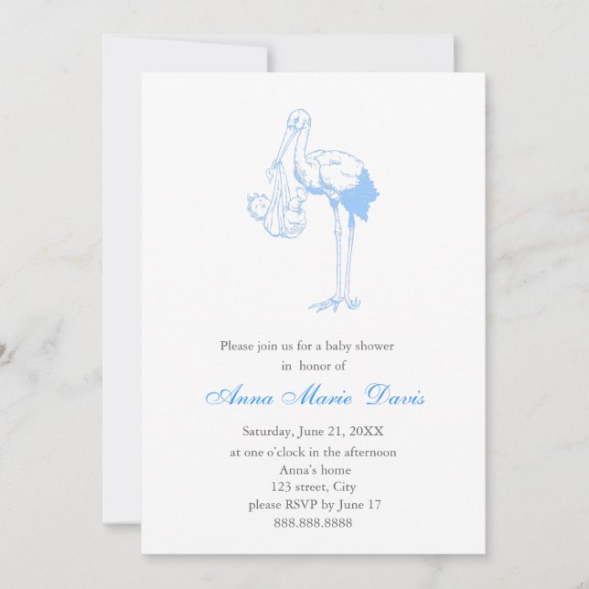 Baby Shower Invitation (Front)