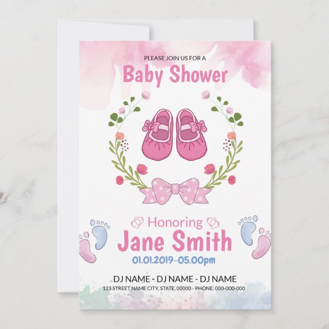 Baby Shower Invitation (Front)