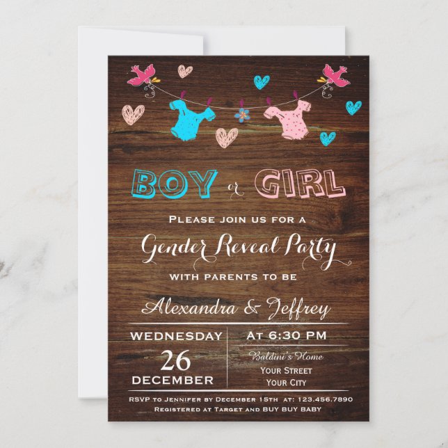 Baby Shower Invitation (Front)