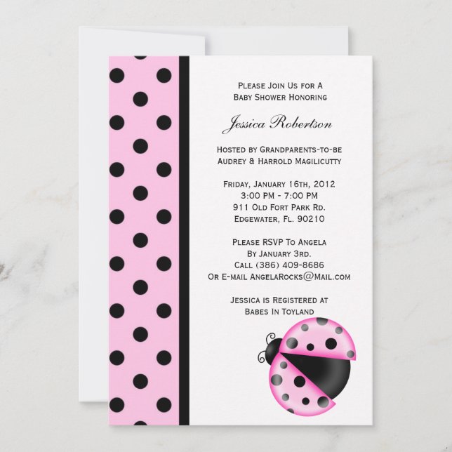 Baby Shower Invitation (Front)