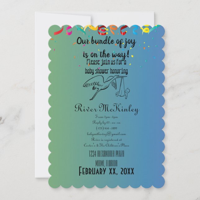 Baby Shower Invitation (Front)