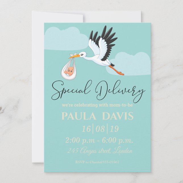 Baby shower Invitation (Front)