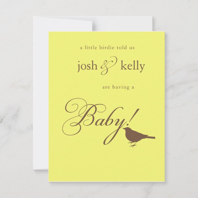 Baby Shower Invitation (Front)