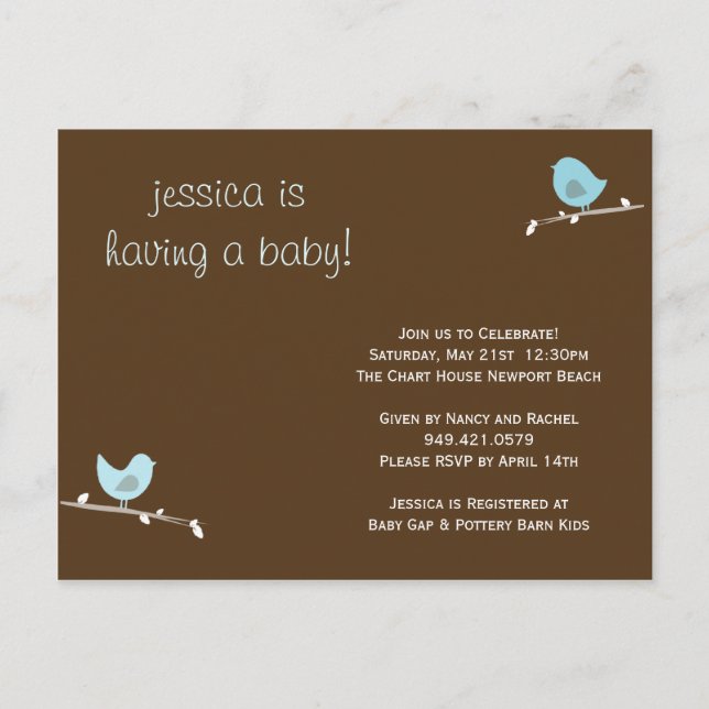 Baby Shower Invitation (Front)