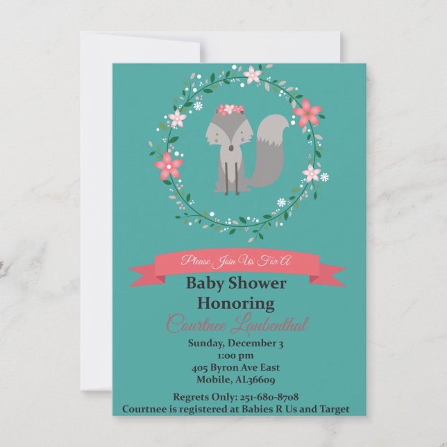 Baby Shower Invitation (Front)