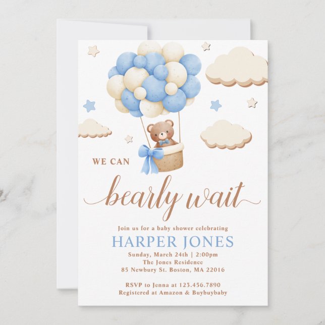 Baby Shower Invitation 5x7" (Front)