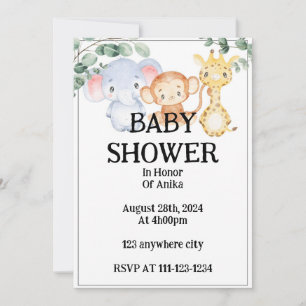 BABY SHOWER INVITATION, BABY SHOWER INVITATIONS