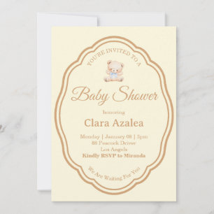 Baby Shower Invitation Bear