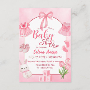 Baby Shower Invitation Card