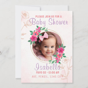 Baby Shower Invitation Card