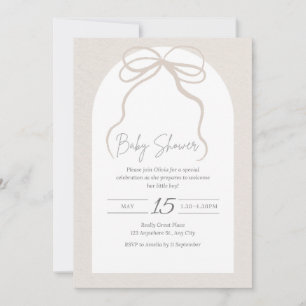 Baby shower invitation card