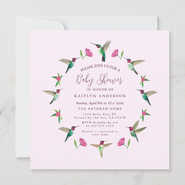 Baby Shower Invitation Card (Front)