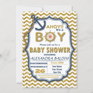 Baby Shower Invitation for a Boy