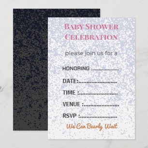 Baby Shower Invitation Gender Reveal Modern