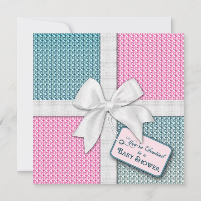 Baby Shower Invitation - Gift Wrap (Front)