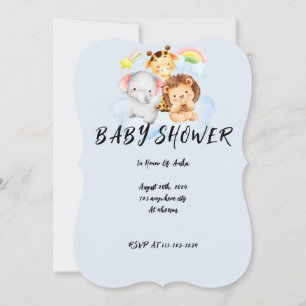 baby shower invitation, instant download invitation