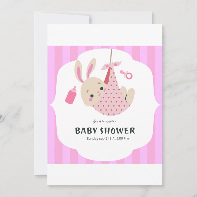 "Baby Shower invitation" Invitation (Front)