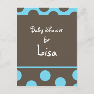 Baby shower Invitation Postcard
