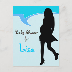 Baby shower Invitation Postcard