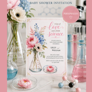 Baby Shower Invitation that Highlights IVF Journey