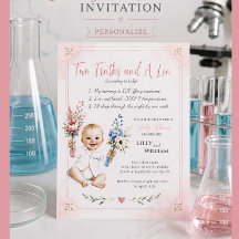 Baby Shower Invitation that Highlights IVF Journey