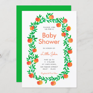 Baby Shower Invitation | Watercolor Robin Hood
