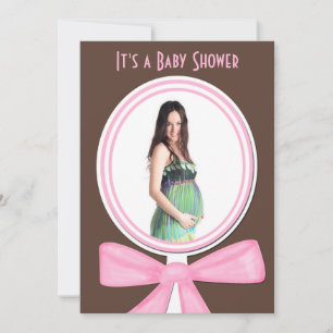 Baby Shower Invitation with Photo or Picture