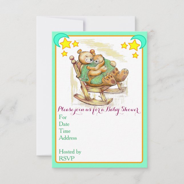 Baby shower invitations (Front)
