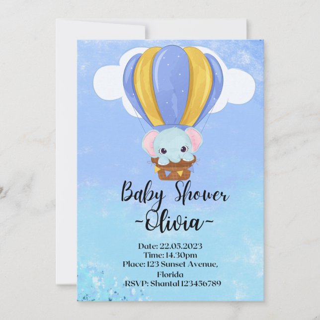 Baby Shower Invitations (Front)