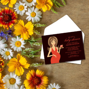 Baby Shower Invitations {Brown}