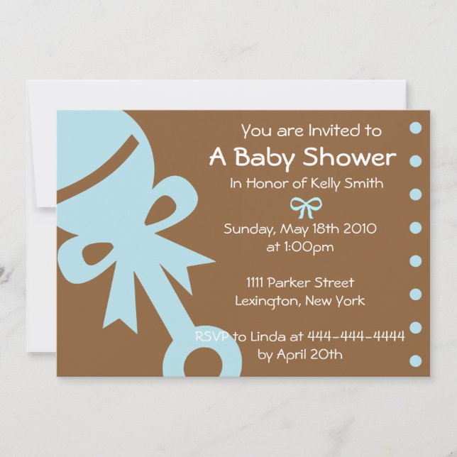 Baby Shower Invitations, Invites, Announcements (Front)