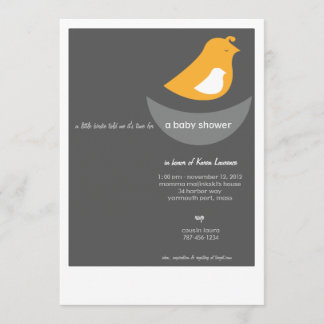 Baby Shower Invitations - Modern Bird