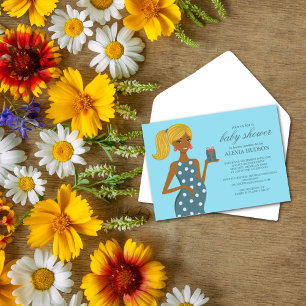 Baby Shower Invitations [Teal]