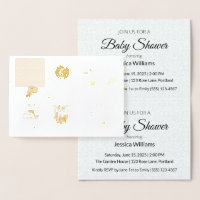 Baby Shower Invite | Elegant Minimalist Luxury