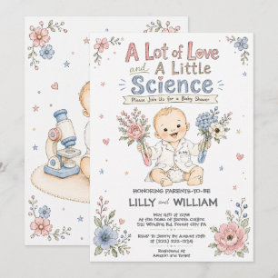 Baby Shower Invite for IVF Science Journey