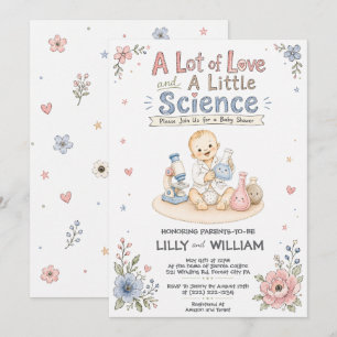Baby Shower Invite for IVF Science Journey