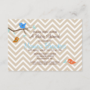 Baby Shower Invite   Little Birdie  chevgrboy