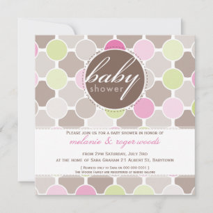 BABY SHOWER INVITES :: fizzy spots 4SQ