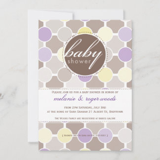 BABY SHOWER INVITES :: fizzy spots 8P