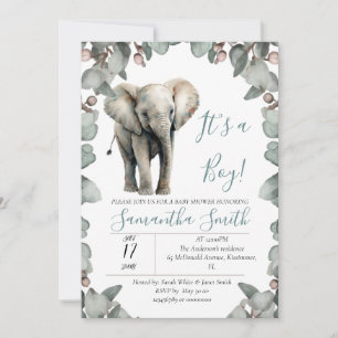 Baby Shower it's a boy theme Invitation