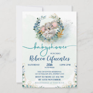 Baby Shower Koala Invitation