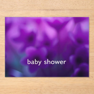 Baby Shower – Little Miracle Celebration Acrylic Invitations