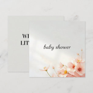 Baby Shower – Little Miracle Celebration Invitation