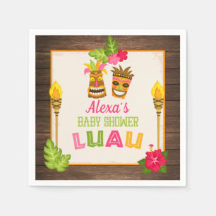 Baby Shower Luau Paper Napkins