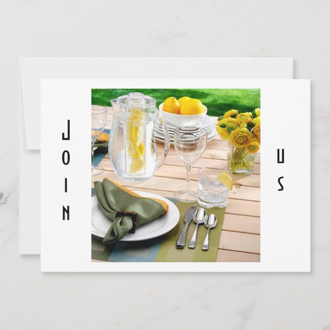 BABY SHOWER LUNCHEON INVITATION (Front)